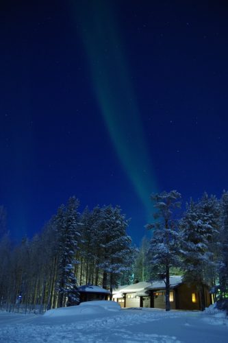 The Northern Lights over Lapland